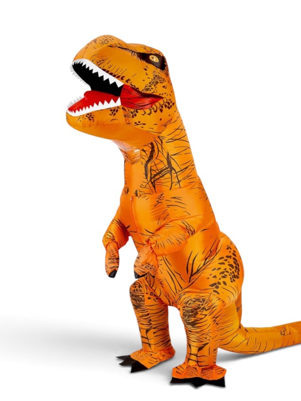 Inflatable T-Rex Dinosaur Costume Kids/Youth Halloween Costume w/ Fan - Picture 3 of 7